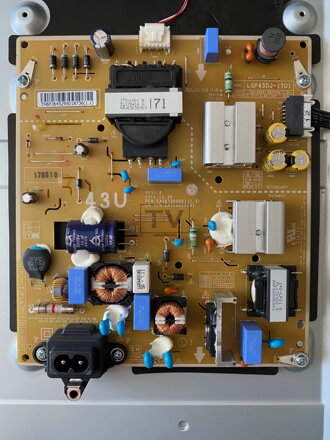 EAX67209001 (1.5) LG 43UJ635V használt alkatrész