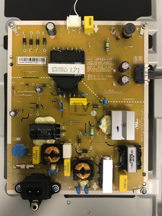 EAX67108001 (1.5) LG 49LJ614V használt alkatrész