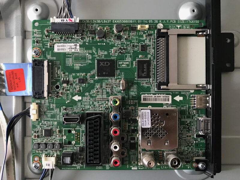EAX65388006 (1.0) LG 49LB550V használt alkatrész