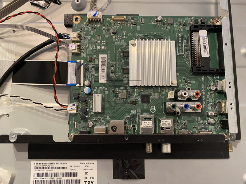 715G8709-M0E-B00-005N Philips 55PUS6162/12 használt alkatrész