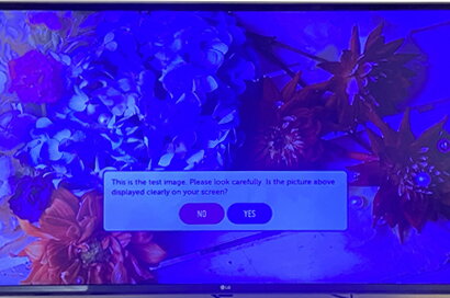 Kék kép a TV-n Kék kép a TV-n