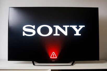 Villogó piros LED a Sony TV-n: mit jelent az 5 vagy 6 villanás?