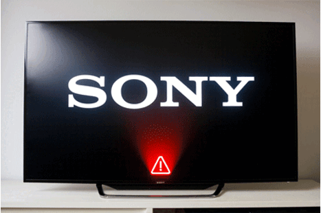Villogó piros LED a Sony TV-n: mit jelent az 5 vagy 6 villanás?
